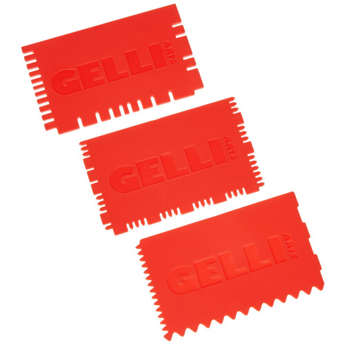 Gelli Arts Mini Printing Tools Set 3  19 x 101 x 06 cm  Red