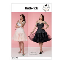 Butterick Patterns Misses' Full Slip And Petticoat E5 (14-16-18-20-22)