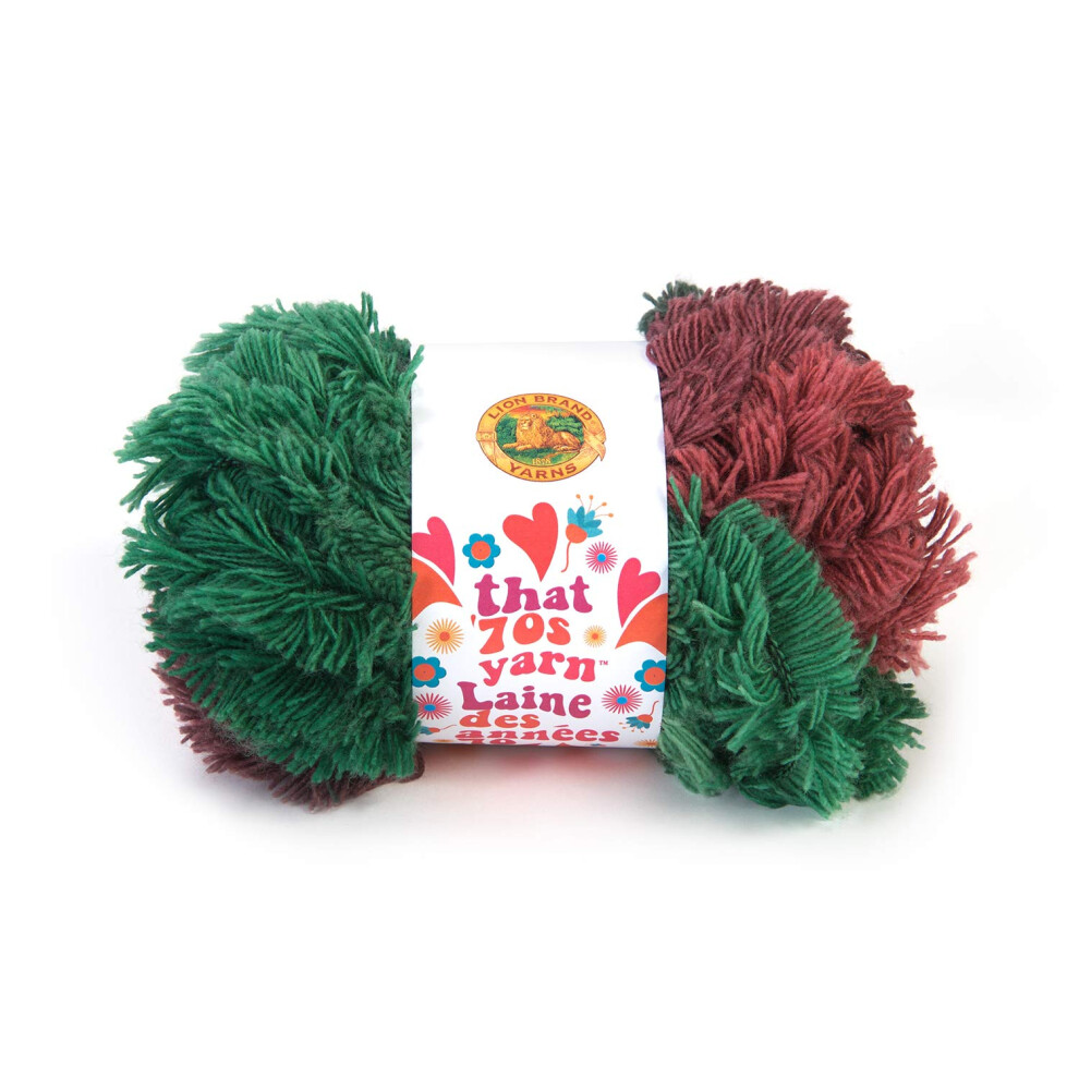 Lion Brand Yarn That  70s yarn  Rad