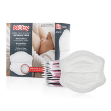 Nuby Serviettes Jetables 60 Pièces, Honeycomb, Ultra-Fines