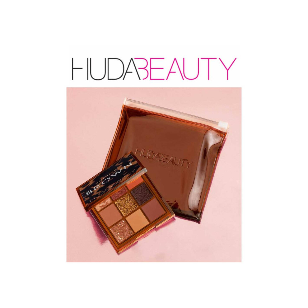 HUDA BEAUTY Brown Obsessions eyeshadow palette 7.5g + pouch