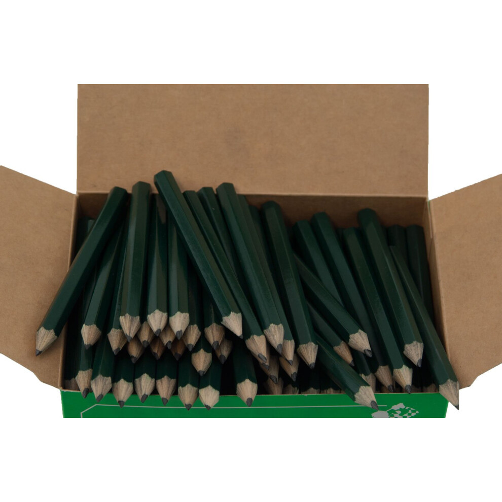 Half Pencils Sharpened Hex No Eraser Golf Pencils  Pew Pencil  Score Pencil  Short Pencil Golf GreenBulk Box of 288