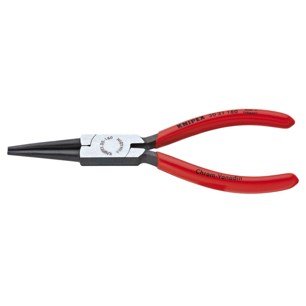 KNIPEX  30 31 160 Tools  Long Nose Pliers  Round Tips 3031160  625  Red