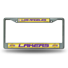 Rico Industries NBA Bling Chrome Kentekenplaathouder met Glitter Accent, Los Angeles Lakers
