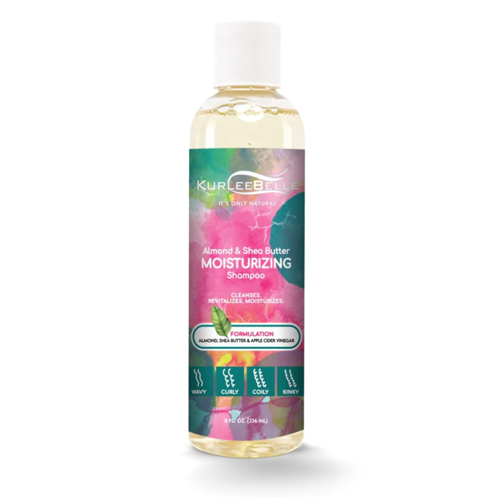 Kurlee Belle Almond  Shea Butter Moisturizing Shampoo 8oz