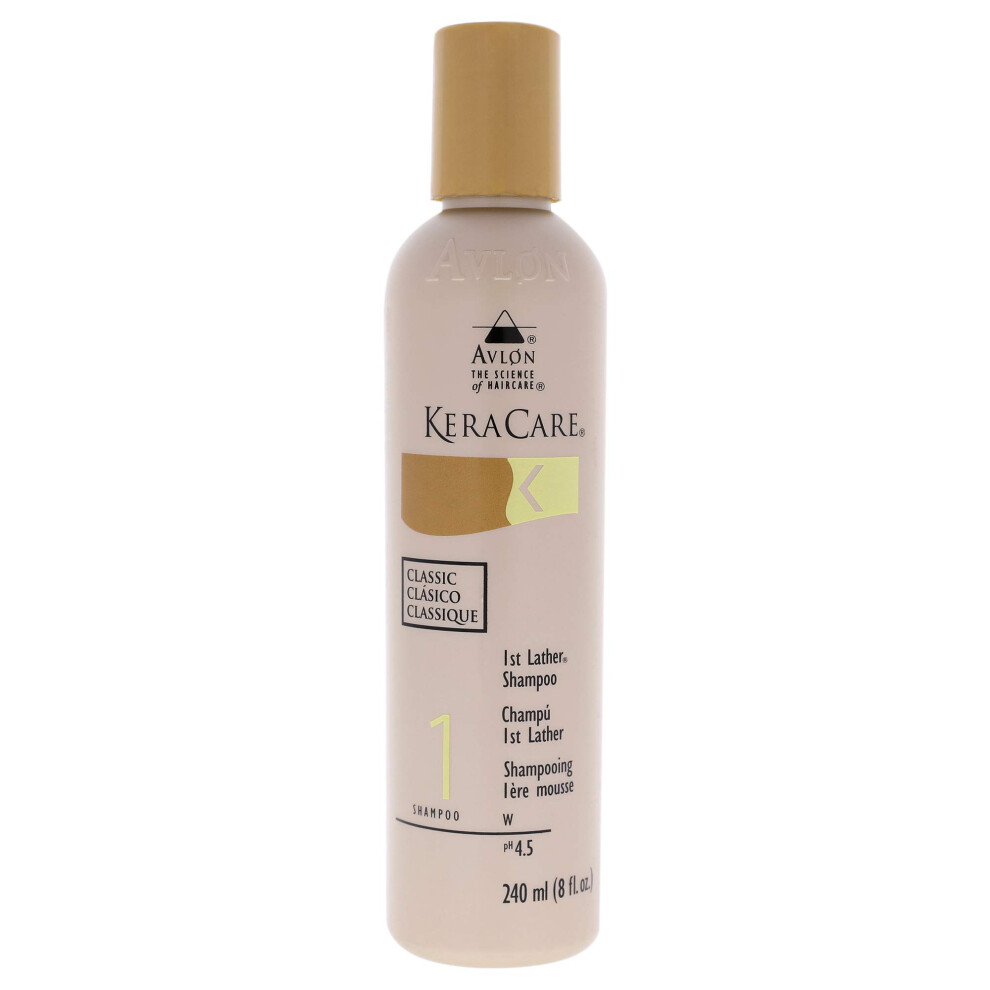 KeraCare 1st Lather Shampoo by Avlon for Unisex  8 oz Shampoo