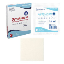 Dressing DynaGinate Alginate de Calcium - Stérile, Pansements Topiques Non-adhérents - Patches Absorbants