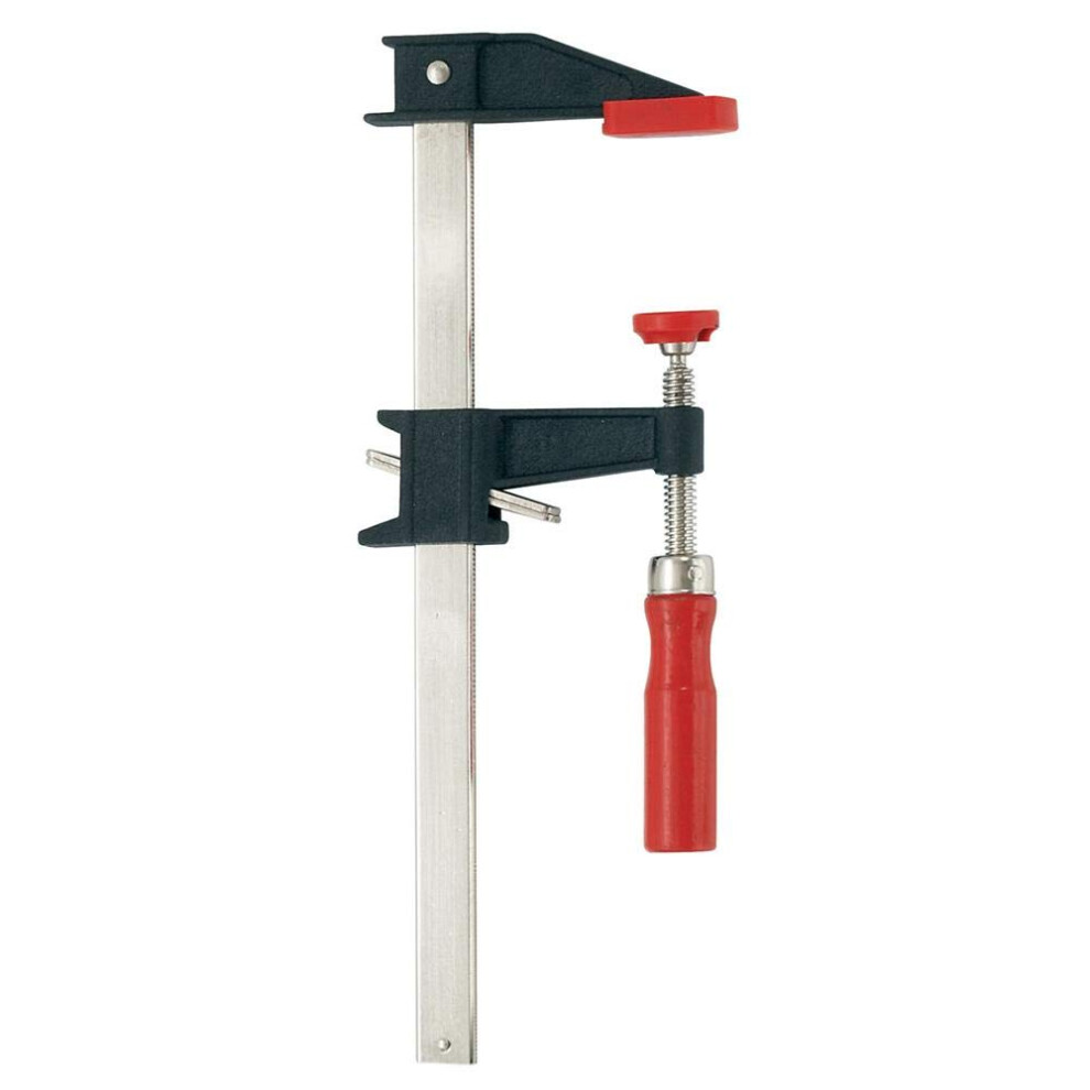 Bessey Clutch Style Bar Clamps  12 In 1200 lb  GSCC5012 Woodworking Clamps with Ergonomic Handle  NonMarring Pads  Durable