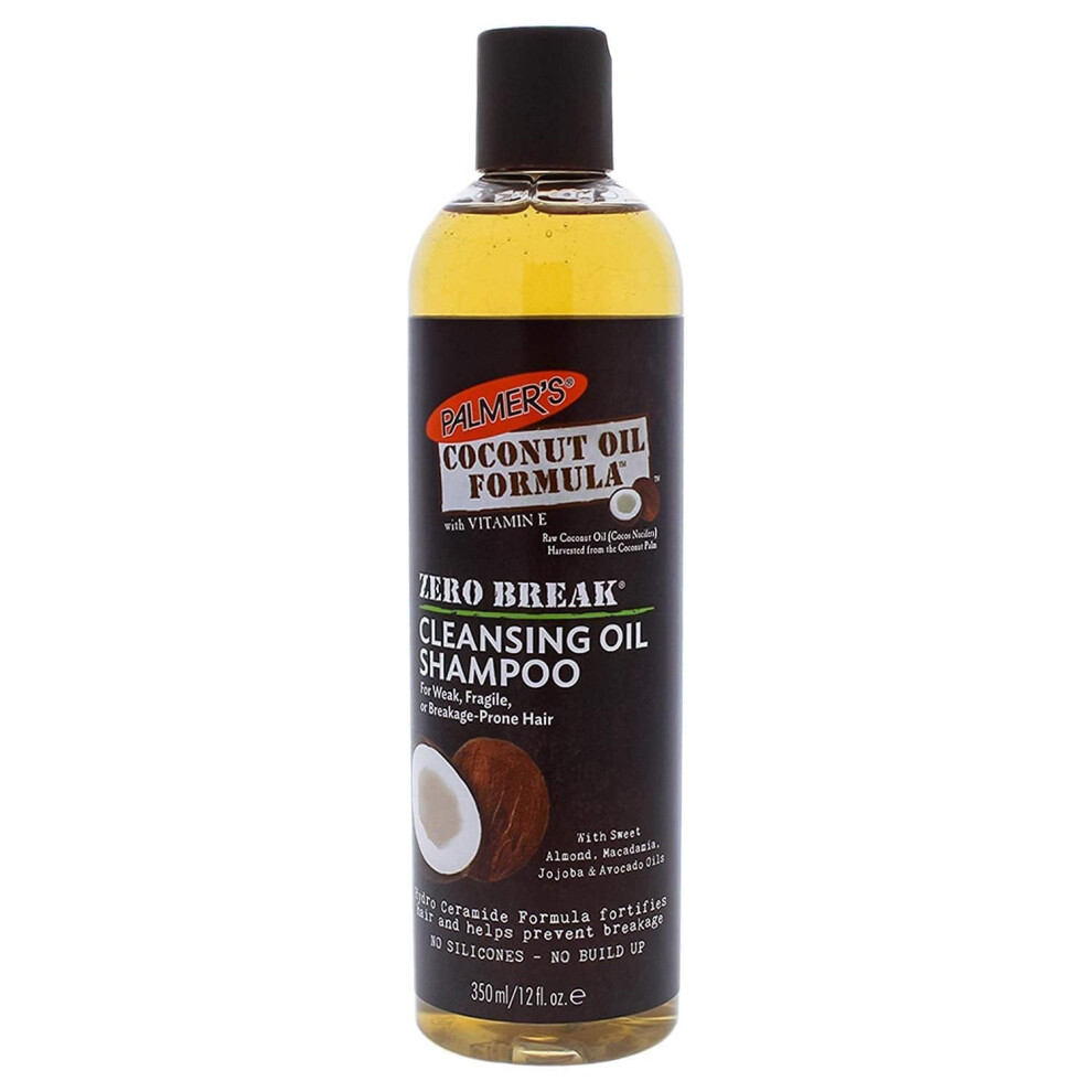 Palmers Coconut Oil Zero Break Cleansing Oil Shampoo for Unisex  12 Ounce