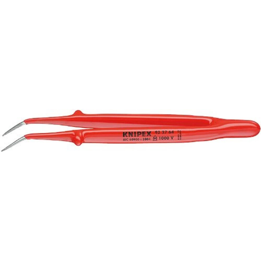 KNIPEX Stainless Steel GrippingTweezers30Angled1000V Insulated