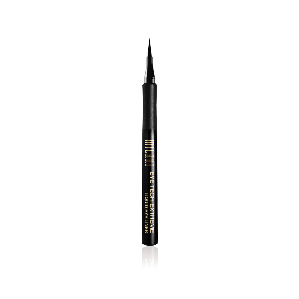 Milani Eye Tech Extreme Liquid Eyeliner  Blackest Black 003 Fl Oz Vegan  CrueltyFree Liquid Eyeliner to Define  Intensif