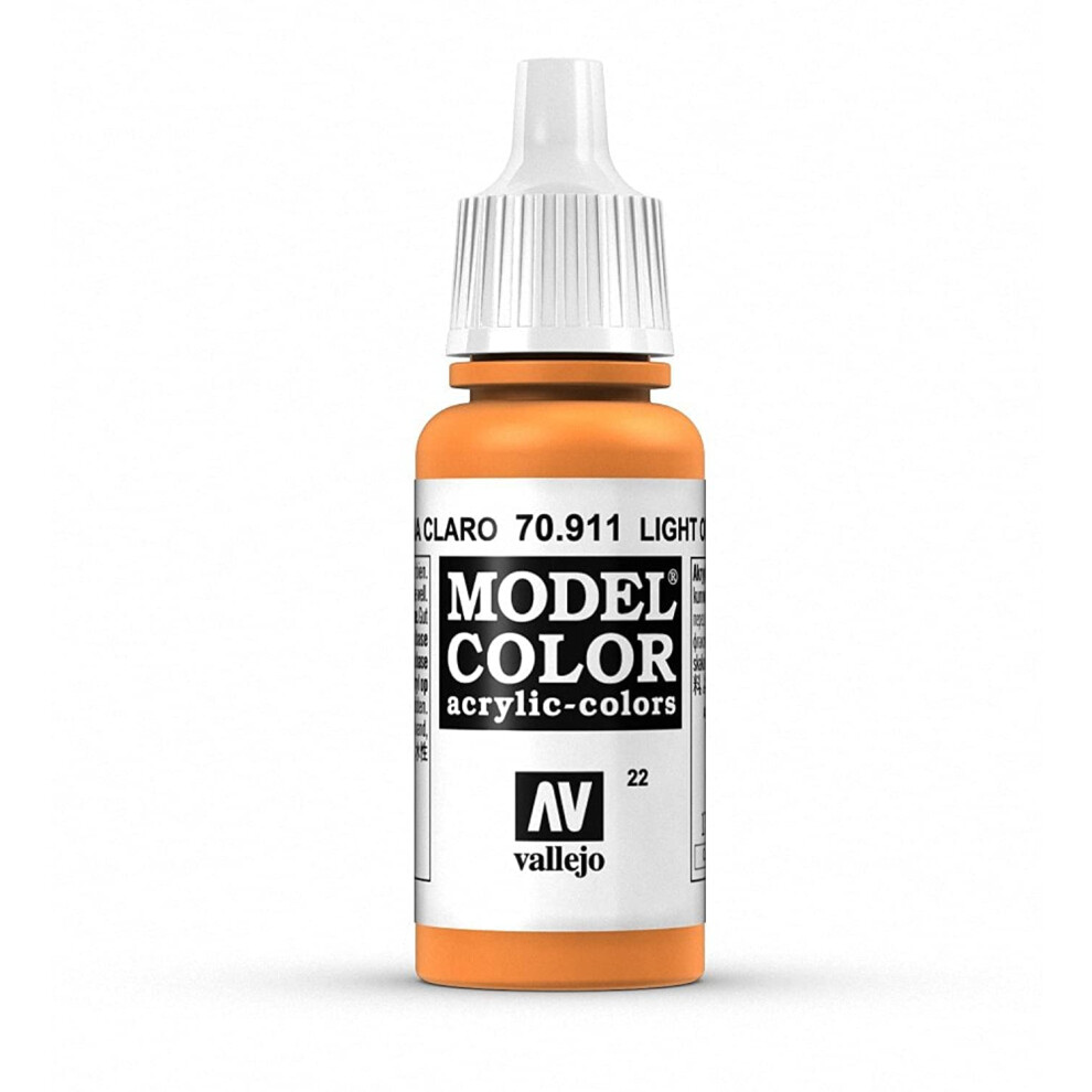 Vallejo Acrylic Paint  Light Orange