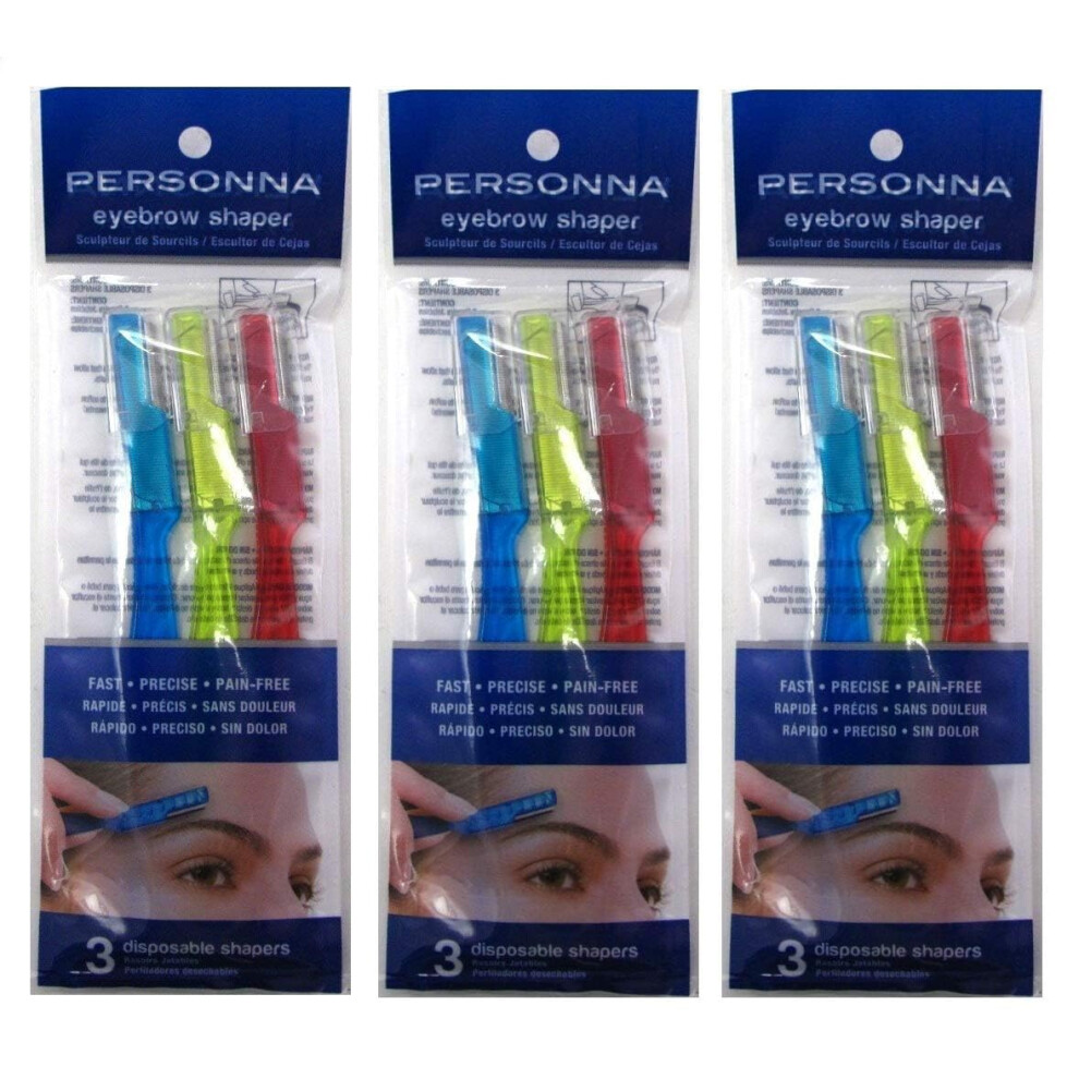 Personna Eyebrow Shaper For Men And Women  3 Ea Pack of 3