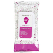 Summer's Eve, Lingettes Nettoyantes 5 en 1, Simply Sensitive, 32 Lingettes