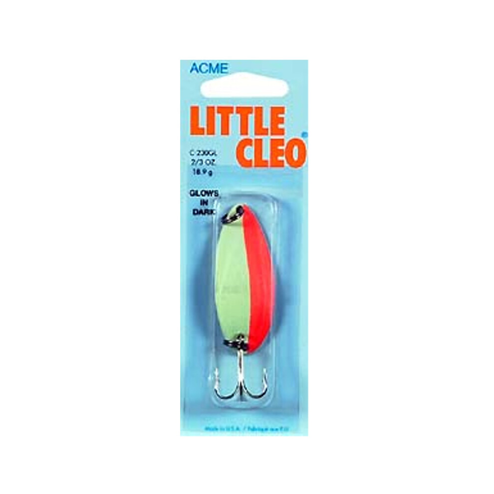 acme Little Cleo Fishing Terminal Tackle  23Ounce  Glow Fluorescent