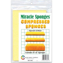 Éponges Comprimées Color Wheel 3/Pkg, 10cmX15cm