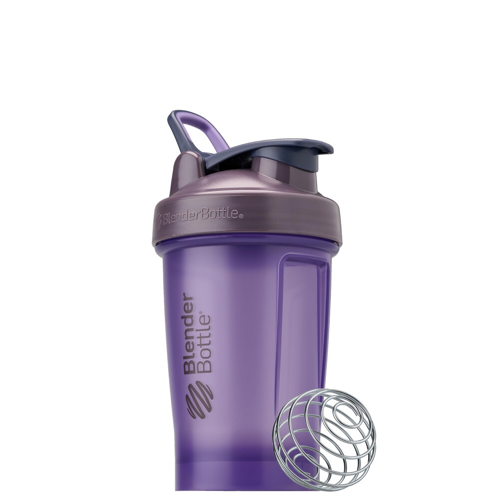 BlenderBottle Classic V2 Shaker Bottle Perfect for Protein Shakes and Pre Workout  20oz  Full Color Purple-image-OPC-PFRNFHX-NEW