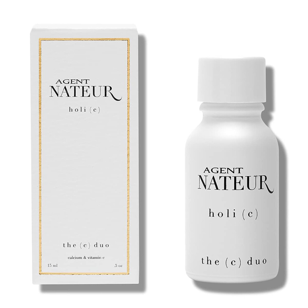 Agent Nateur  holi c Natural C Duo Calcium  Vitamin C Powder  Vegan  NonToxic  Clean Skincare 5 oz  15ml