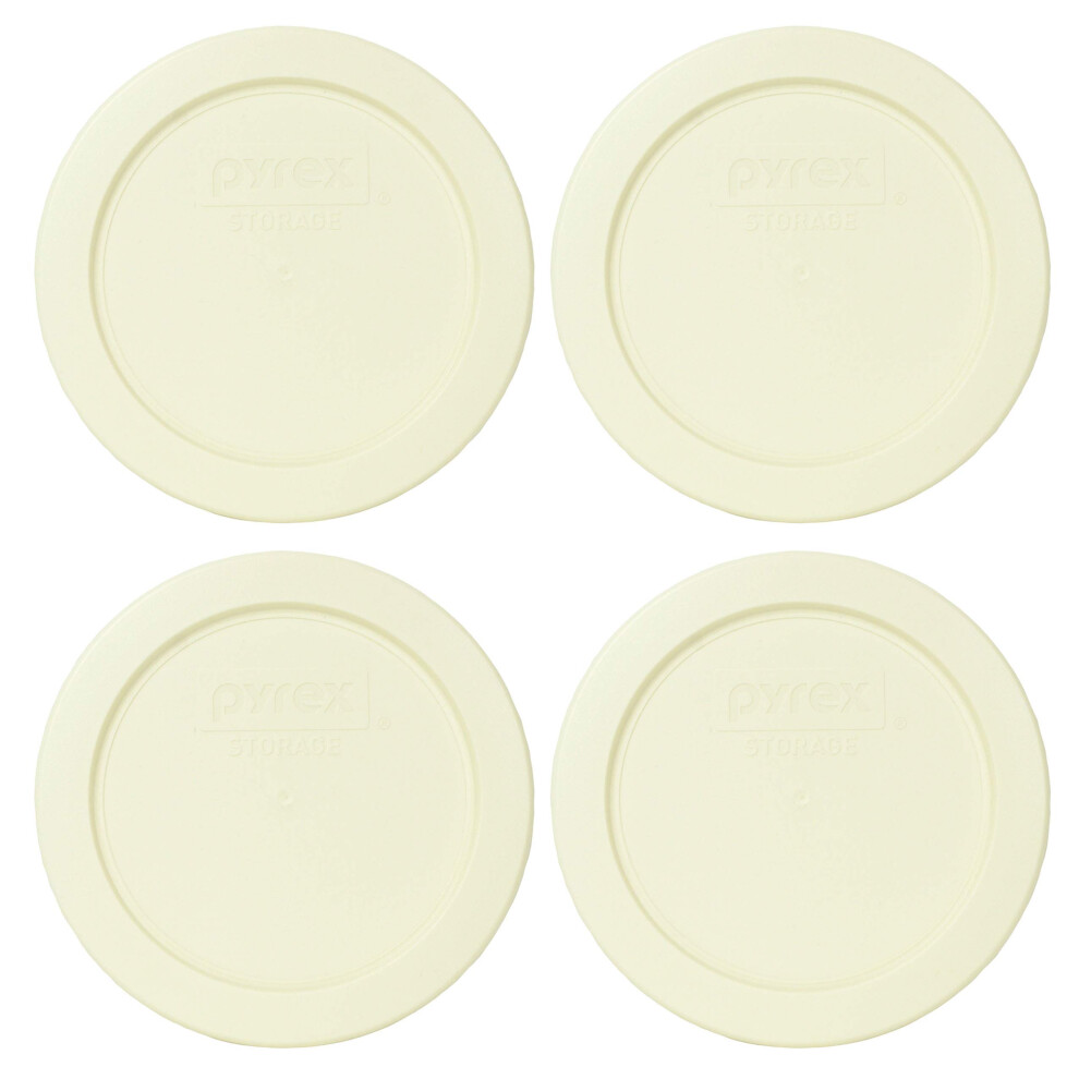 Pyrex 7200PC Sour Cream Plastic Lid 4Pack