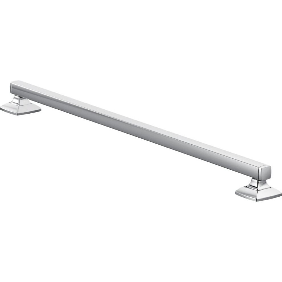 Moen Yg5124ch Bathroom Safety 24-Inch Stainless Steel Transitional Bathroom Grab Bar Chrome
