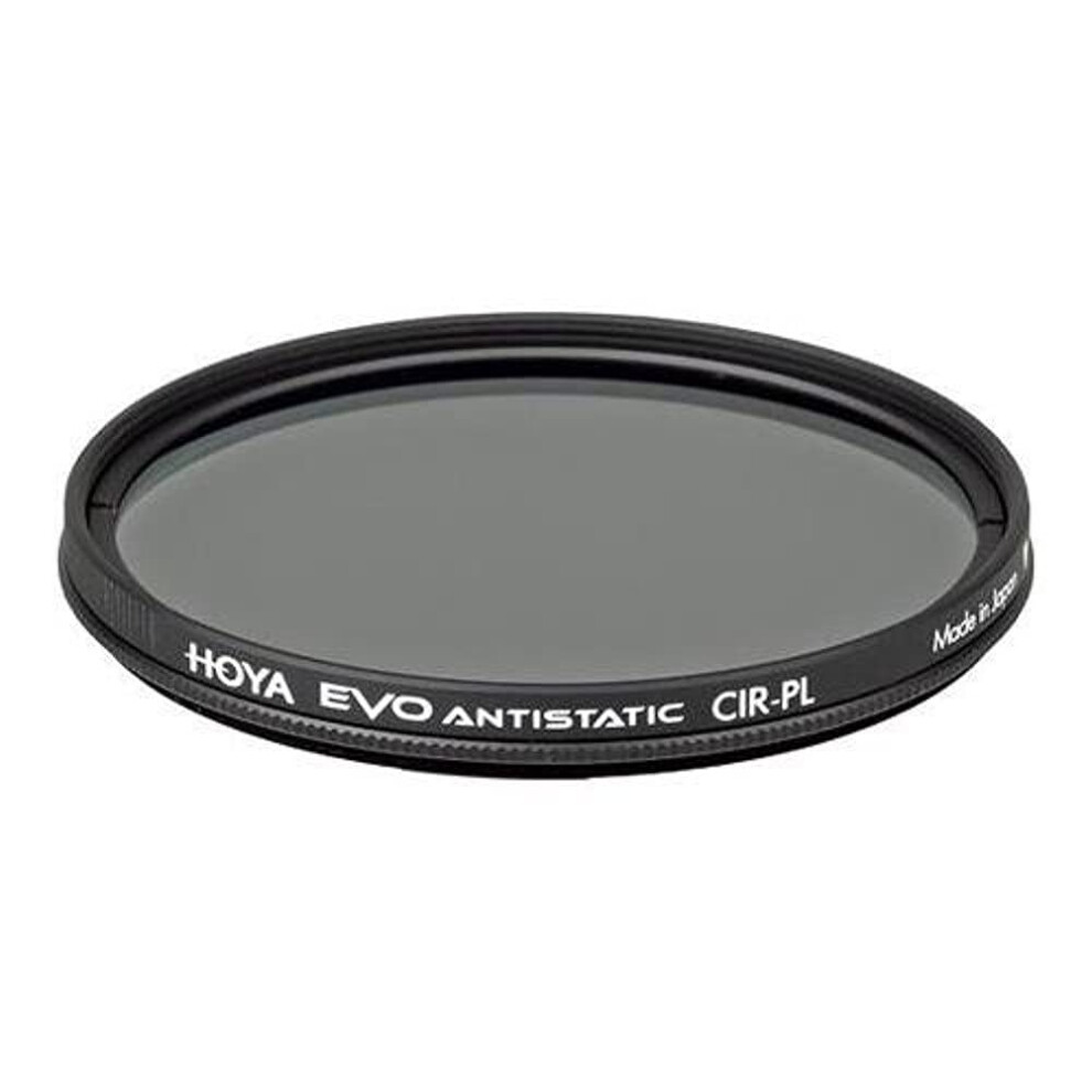 Hoya Evo Antistatic CPL Circular Polarizer Filter  82mm  Dust  Stain  Water Repellent  LowProfile Filter Frame