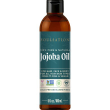 SOULSATION Ren Jojobaolja för hud, hår, ansikte & kropp - 100% naturlig, kallpressad, ofiltrerad