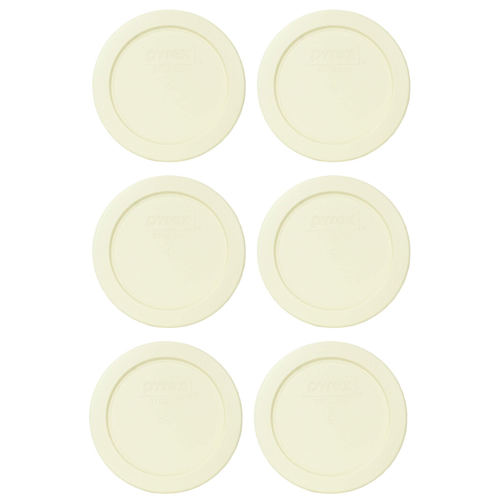 Pyrex 7200PC Sour Cream Plastic Lid 6Pack