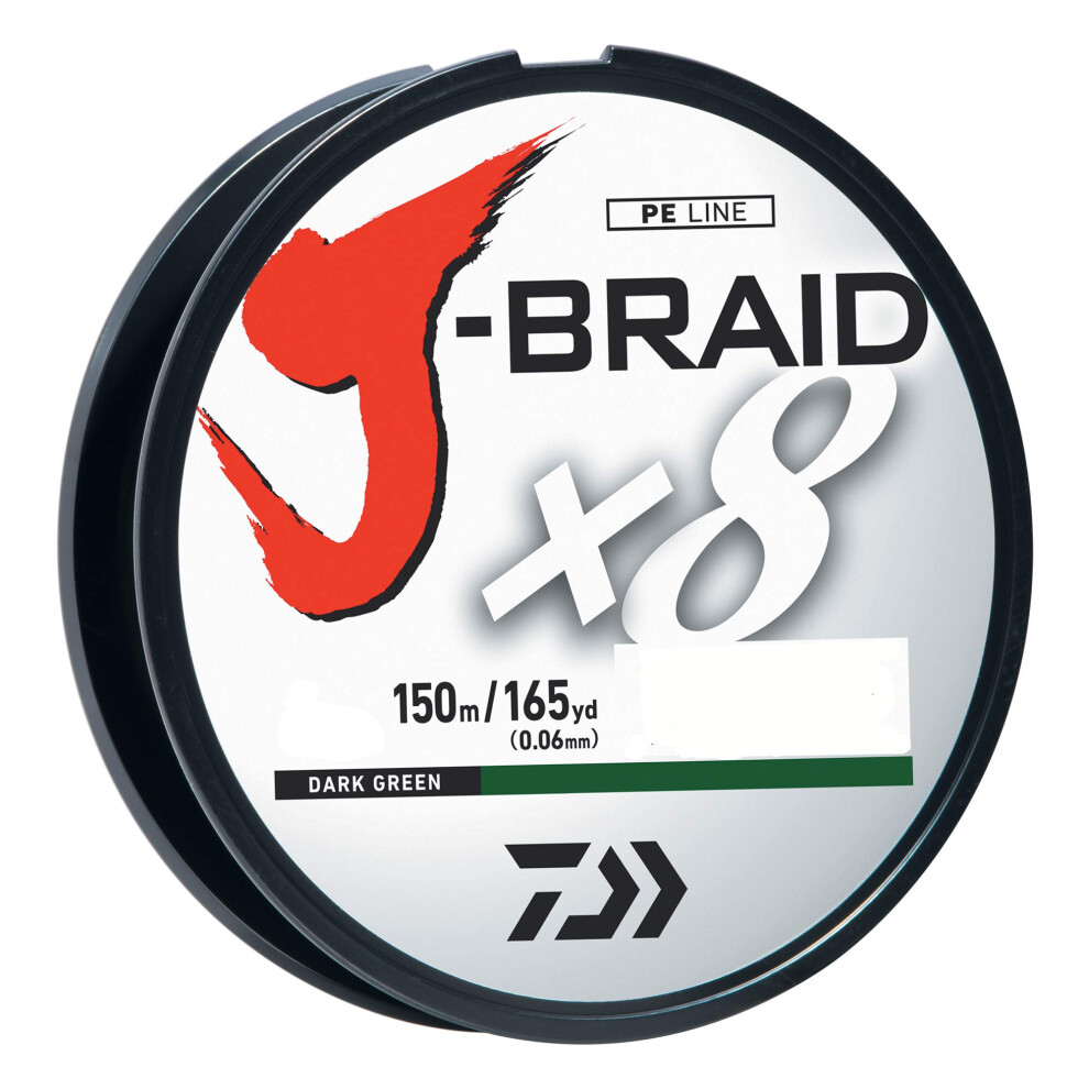 Daiwa JBRAIDX8  Filler Spool  Dark Green  Mono Dia 8lb