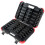 SUNEX TOOLS 2637L Juego Maestro de 20pc de Conductor Hexagonal de Impacto 1/2" 1