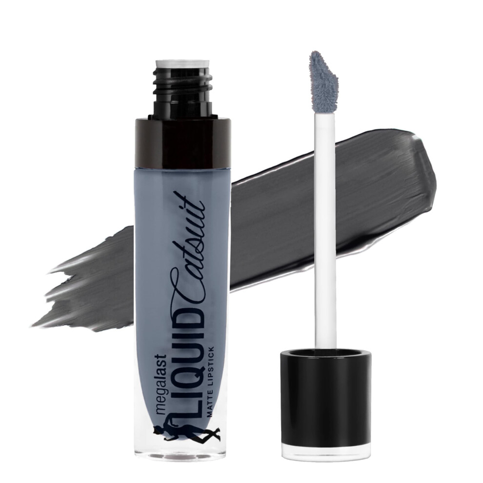 wet n wild Fantasy Makers Megalast Liquid Catsuit Matte Lipstick Sleepy Hollow Gray