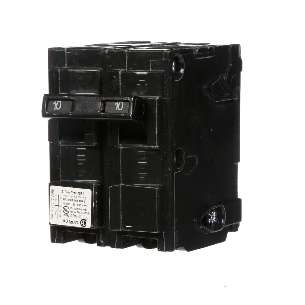 Q210 10Amp Double Pole Type QP Circuit Breaker