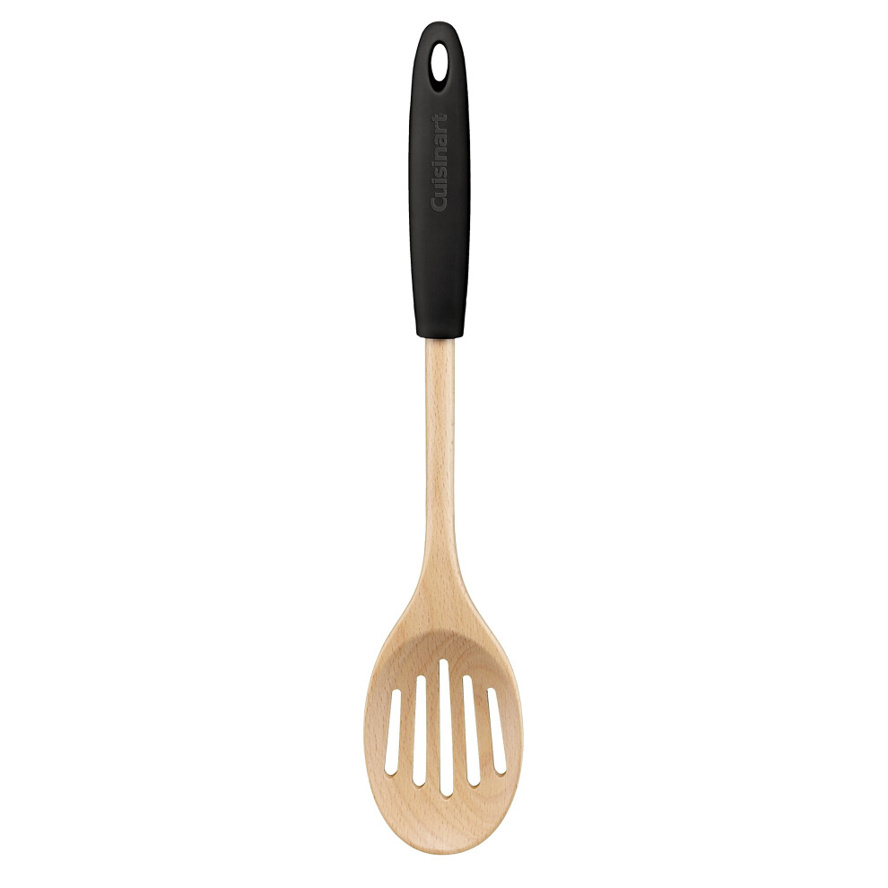 Cuisinart CTGSBEWLS Beechwood Silicone Slotted Spoon