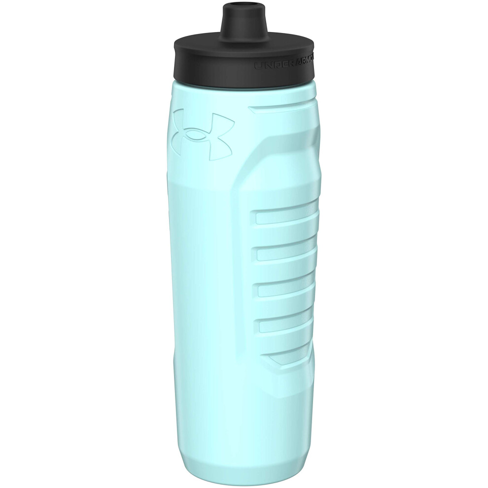 Under Armour Sideline Squeeze Water Bottle  Designed with QuickShot Lid  Quick  Easy Hydration  32 oz