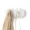 Umbra Umbra Picket Rail Wall Stylish and Functional Hook with Five Hoops White 1