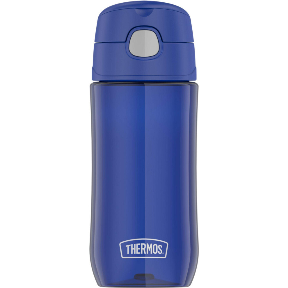 THERMOS FUNTAINER 16 Ounce Plastic Hydration Bottle with Spout  Blueberry