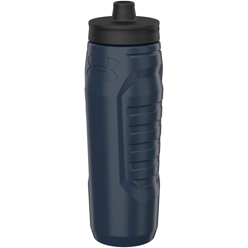 Under Armour Sideline Squeeze Water Bottle  Designed with QuickShot Lid  Quick  Easy Hydration  32 oz