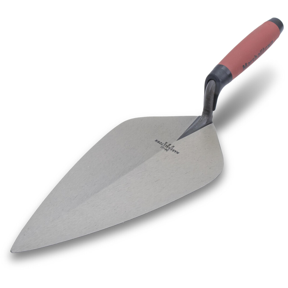 MARSHALLTOWN London Wide Brick Trowels  DuraSoft Handle Material  146mm Width  305mm Length  Made In The USA  34 12FG