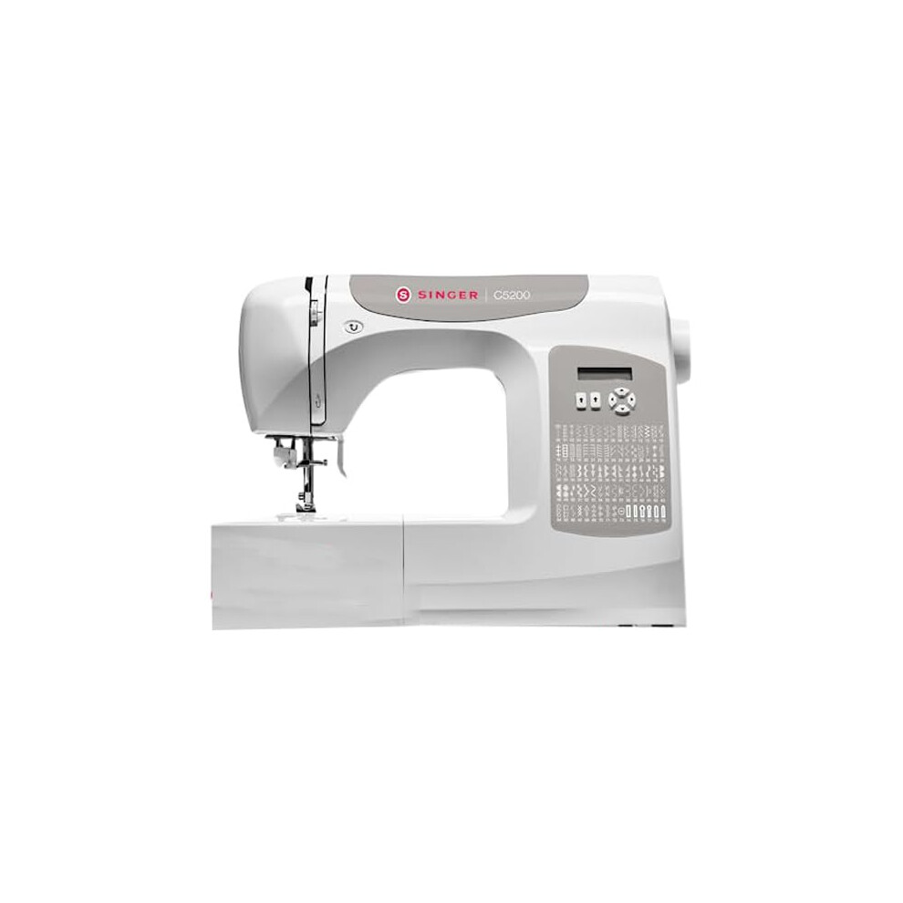 SINGER C5200 Computerized Sewing  Quilting Machine with Extension Table  Accessory Kit  180 Stitch Applications  Touch Button