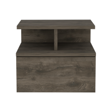 12 """" Brun en skuffe faux tr? natbord