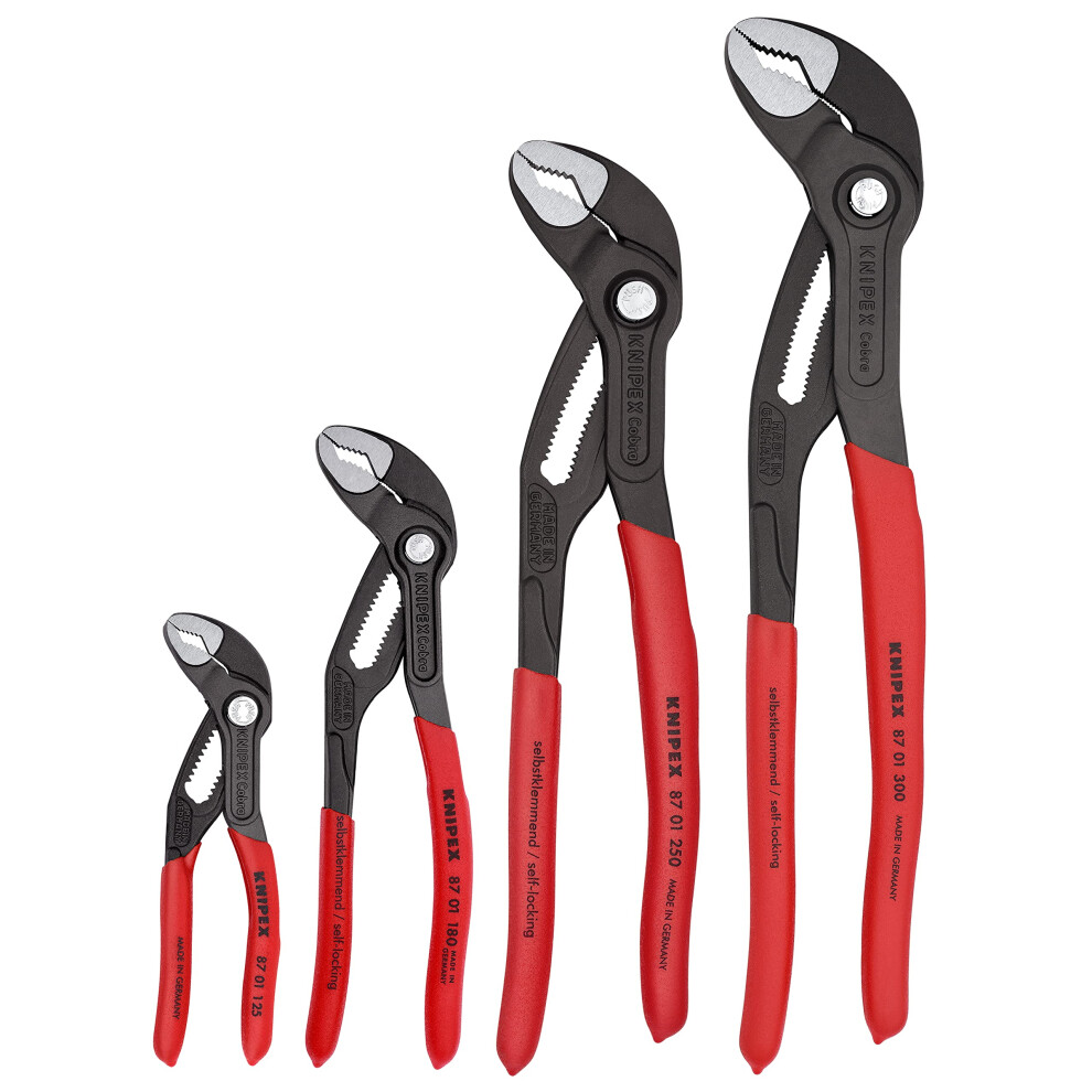 Knipex  4 Pc Cobra Pliers Set 9K0080143US