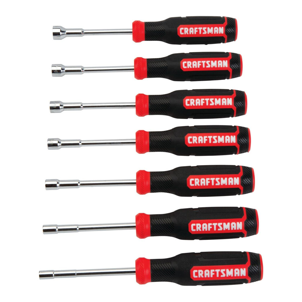 Craftsman Screwdriver Nut Driver, Sae/Mm, 7-Piece Set (Cmht65081) 885911591843