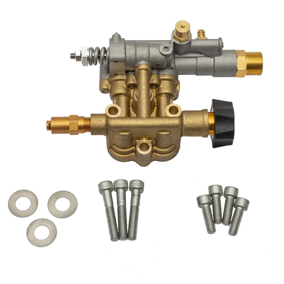 Simpson Cleaning 7107344 Manifold Replacement Kit for OEM Technologies 520002 Axial Cam Pressure Washer Pump  Gold