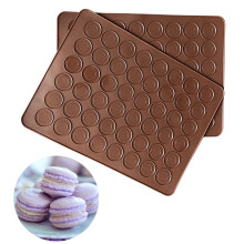 Akingshop Siliconen Macaron Bakmatten 2 Non-stick Siliconen Bakmatten Voedselveilige Bakmat Geweldig Voor Macaron Koekjes Brood Gebak Dessert (2 Stuk