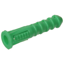Hillman 370332 Ancre en plastique nervurée, 12-14-16 X 1-1/2 pouces, verte, 50 pièces
