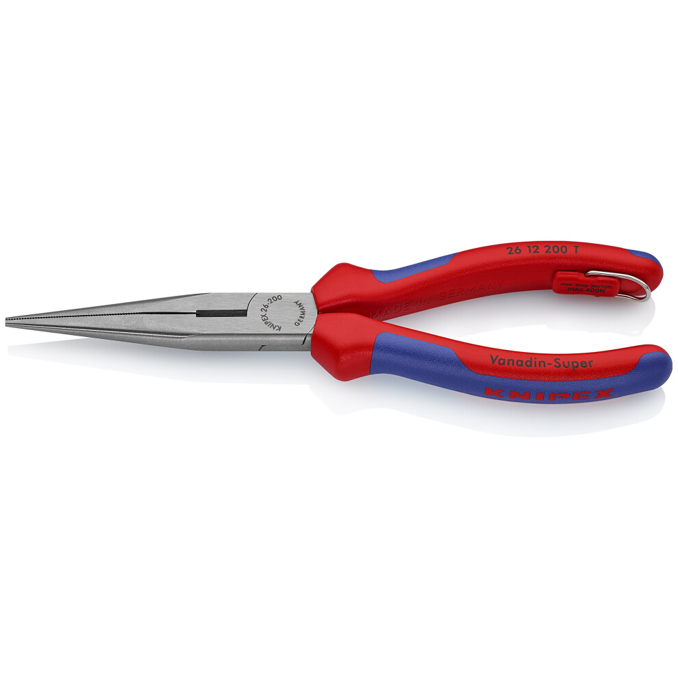 KNIPEX Long Nose Pliers w CutTethered Att