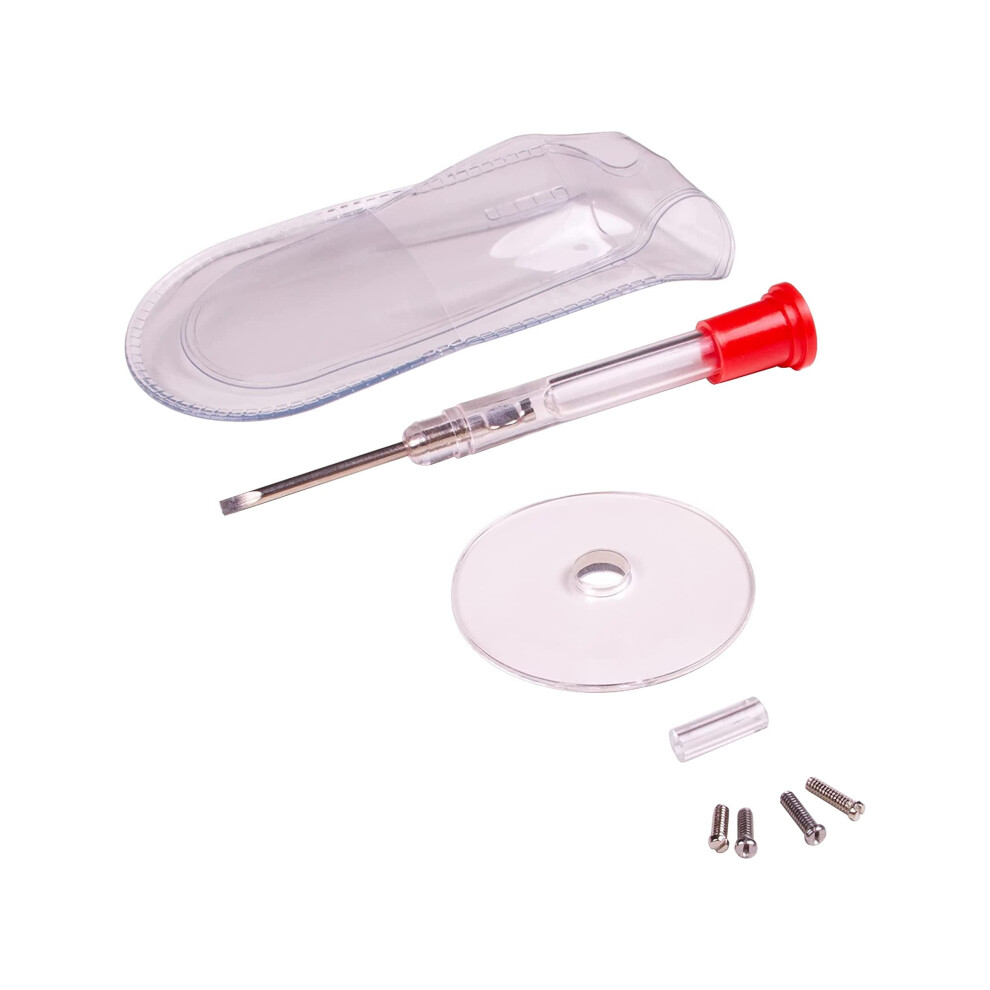 Apex Glasses Repair Kit  Eyeglass Repair Kit with Small Screwdriver Eyeglass Screws  Magnifying Glass  Screw Guide   Storage P