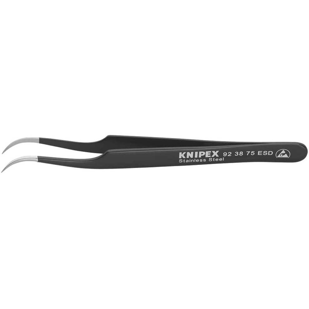 KNIPEX  92 38 75 ESD Tools  Precision Tweezers  ESD 923875ESD