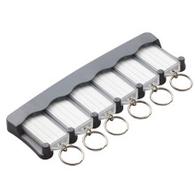 Support de clés Lucky Line, Pack de 6, Transparent (60562)
