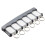 Support de clés Lucky Line, Pack de 6, Transparent (60562) 1