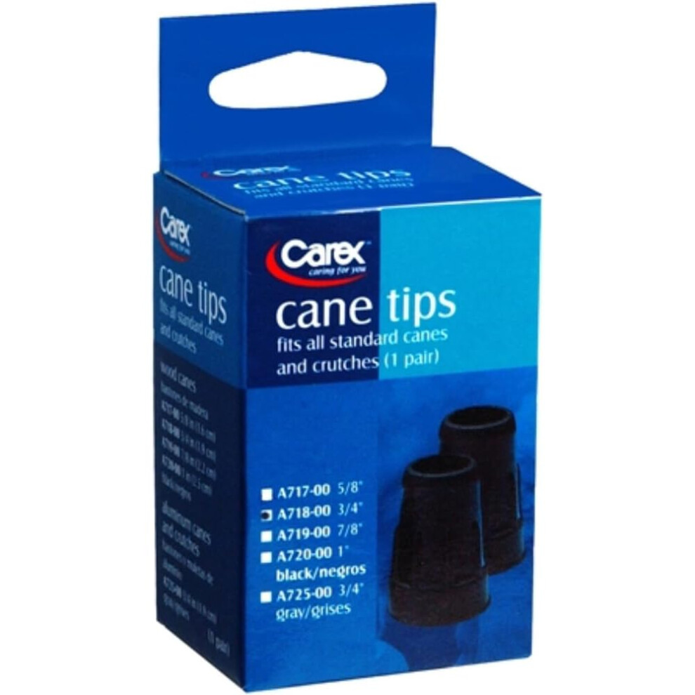 Carex Cane Tip 34  Black